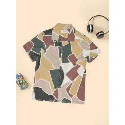 Pantaloons Junior Boys Egret Printed Shirt-picture-44