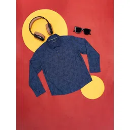 Pantaloons Junior Boys Floral Printed Casual Shirt-picture-23