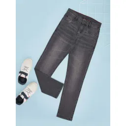 Pantaloons Junior Boys Glacier Gray Washed Jeans-picture-36
