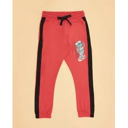 pantaloons junior Boys Graphic Print Mid-Rise Cotton Joggers-picture-14