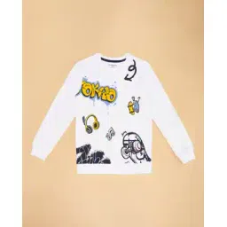 pantaloons junior Boys Graphic Print Regular Fit Sweatshirt-picture-19
