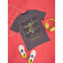 Pantaloons Junior Boys Graphic Print Round Neck T-shirt-picture-16