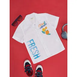 Pantaloons Junior Boys Graphic Printed Cotton Casual Shirt-picture-19