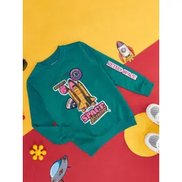 Pantaloons Junior Boys Graphic Printed Cotton Sweatshirt-picture-14