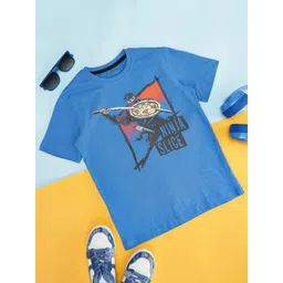 Pantaloons Junior Boys Graphic Printed Cotton T-shirt-picture-39