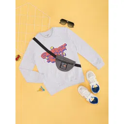 Pantaloons Junior Boys Graphic Printed Pure Cotton Sweatshirt-picture-34