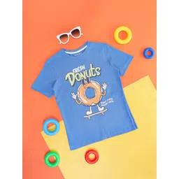 Pantaloons Junior Boys Graphic Printed Round Neck Cotton T-shirt-picture-51