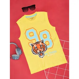 Pantaloons Junior Boys Graphic Printed Round Neck Cotton T-shirt-picture-22