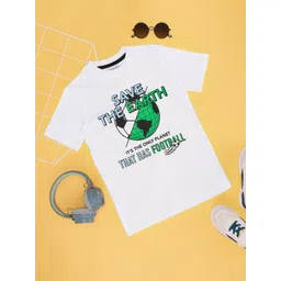 Pantaloons Junior Boys Graphic Printed Round Neck Cotton T-shirt-picture-41