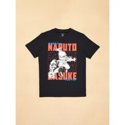 Pantaloons Junior Boys Graphic Printed Round Neck Cotton T-shirt-picture-47