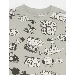 Pantaloons Junior Boys Grey T-Shirt image 3