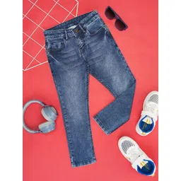 Pantaloons Junior Boys Heavy Fade Jeans-picture-15