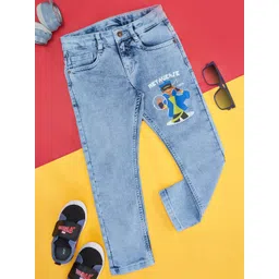 Pantaloons Junior Boys Highly Distressed Heavy Fade Cotton Jeans-picture-26