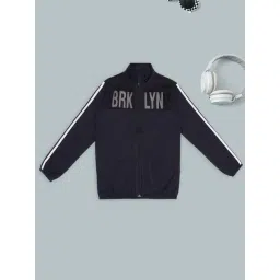 Pantaloons Junior Boys Jet Black Printed Jacket-picture-19