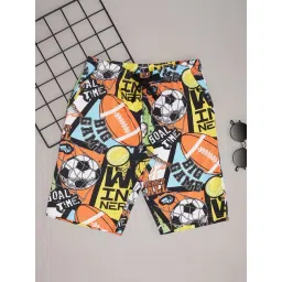 Pantaloons Junior Boys Jet Black Regular Fit Shorts-picture-27