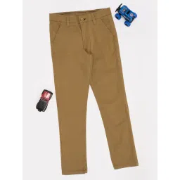 Pantaloons Junior Boys Khaki Trousers-picture-37