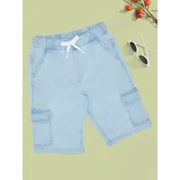 Pantaloons Junior Boys Light Stone Shorts-image-7