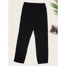 Pantaloons Junior Boys Mid-Rise Regular Fit Cargos Trousers-picture-29