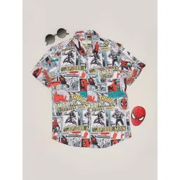 Pantaloons Junior Boys Multicolor Printed Shirts-picture-36