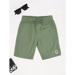 Pantaloons Junior Boys Olive Shorts-picture-34
