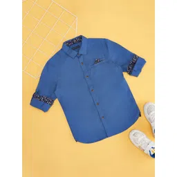 Pantaloons Junior Boys Opaque Casual Shirt-picture-34