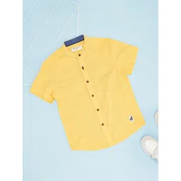 Pantaloons Junior Boys Opaque Casual Shirt-picture-47