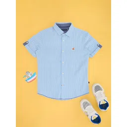 Pantaloons Junior Boys Opaque Party Shirt-picture-10