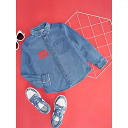 Pantaloons Junior Boys Opaque Printed Casual Shirt-picture-26