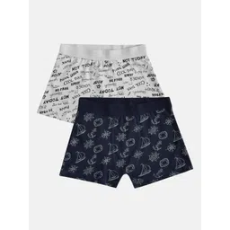 Pantaloons Junior Boys Pack Of 2 Printed Cotton Trunks 8905685685202-picture-25