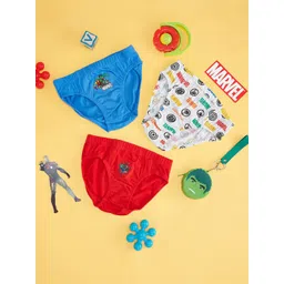 Pantaloons Junior Boys Pack Of 3 Cotton Basic Briefs-picture-23