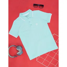 Pantaloons Junior Boys Polo Collar Cotton T-shirt-picture-12