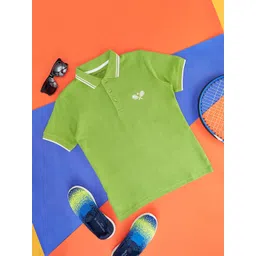 Pantaloons Junior Boys Polo Collar Pure Cotton T-shirt-picture-18