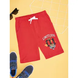 Pantaloons Junior Boys Printed High-Rise Cotton Shorts-picture-27