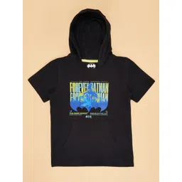 Pantaloons Junior Boys Printed Hood Cotton Tshirt-picture-28