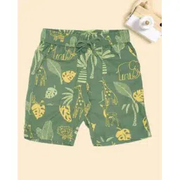 pantaloons junior Boys Printed Regular Fit Flat-Front Shorts-picture-10