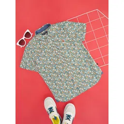 Pantaloons Junior Boys Printed Spread Collar Long Sleeves Cotton Casual Shirt-picture-54