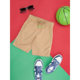 Pantaloons Junior Boys Regular Fit Mid-rise Cotton Regular Shorts-picture-34