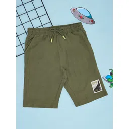 Pantaloons Junior Boys Regular Fit Mid-Rise Cotton Shorts-picture-58