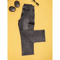 Pantaloons Junior Boys Regular Fit Mid-Rise Heavy Fade Jeans-picture-36