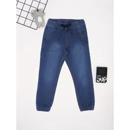 Pantaloons Junior Boys Regular Fit Mid-Rise Light Fade Jeans-picture-33