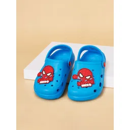 Pantaloons Junior Boys Self Design Spider-Man Applique Detail Clogs-picture-39