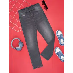 Pantaloons Junior Boys Slim Fit Clean Look Heavy Fade Stretchable Jeans-picture-13