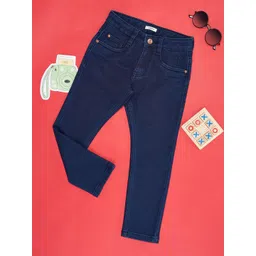 Pantaloons Junior Boys Slim Fit Mid-Rise Clean Look Stretchable Jeans-picture-17