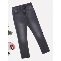 Pantaloons Junior Boys Slim Fit Mid-Rise Heavy Fade Jeans-picture-32