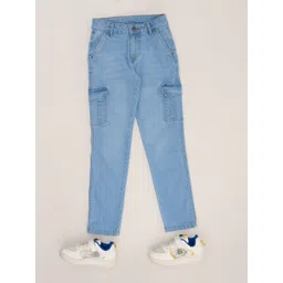 Pantaloons Junior Boys Slim Fit Mid-Rise Jeans-picture-15