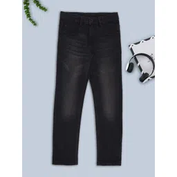 Pantaloons Junior Boys Slim Fit Mid-Rise Light Fade Jeans-picture-32