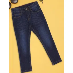 Pantaloons Junior Boys Slim Fit Mid-Rise Light Fade Jeans-picture-34