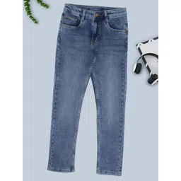 Pantaloons Junior Boys Slim Fit Mid-Rise Light Fade Jeans-picture-39