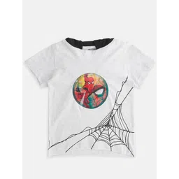 Pantaloons Junior Boys Spider Man Printed Cotton T-shirt-picture-34