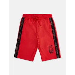 Pantaloons Junior Boys Spider Man Typography Printed Cotton Shorts-picture-34